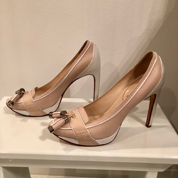 Celine leather platform loafer pump w. Tassel 39.5 - Picture 4 of 8